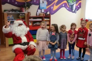 Przedszkole w Lubartowie Casper, dzieci z Mikołajem