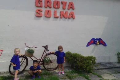 Przedszkole w Lubartowie Casper, dzieci z wizytą w grocie solnej